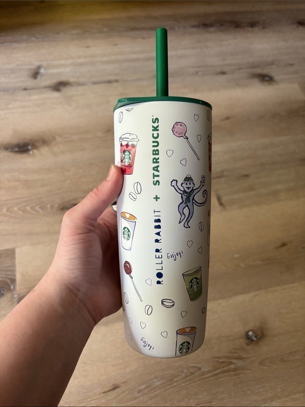 Starbucks x Roller Rabbit Limited Edition Stainless Steel Tumbler